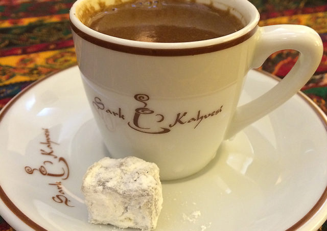 Cheap eats around Grand Bazaar; turkish coffee